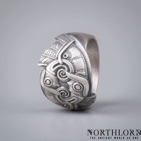 Viking Ring with Ravens - Northlord