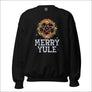 Women’s “Merry Yule” Crewneck Sweatshirt – Pagan Winter Solstice Sweater - Northlord
