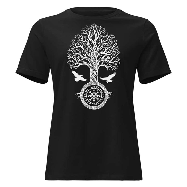 Women’s Premium T-shirt Yggdrasil With Ravens - Northlord