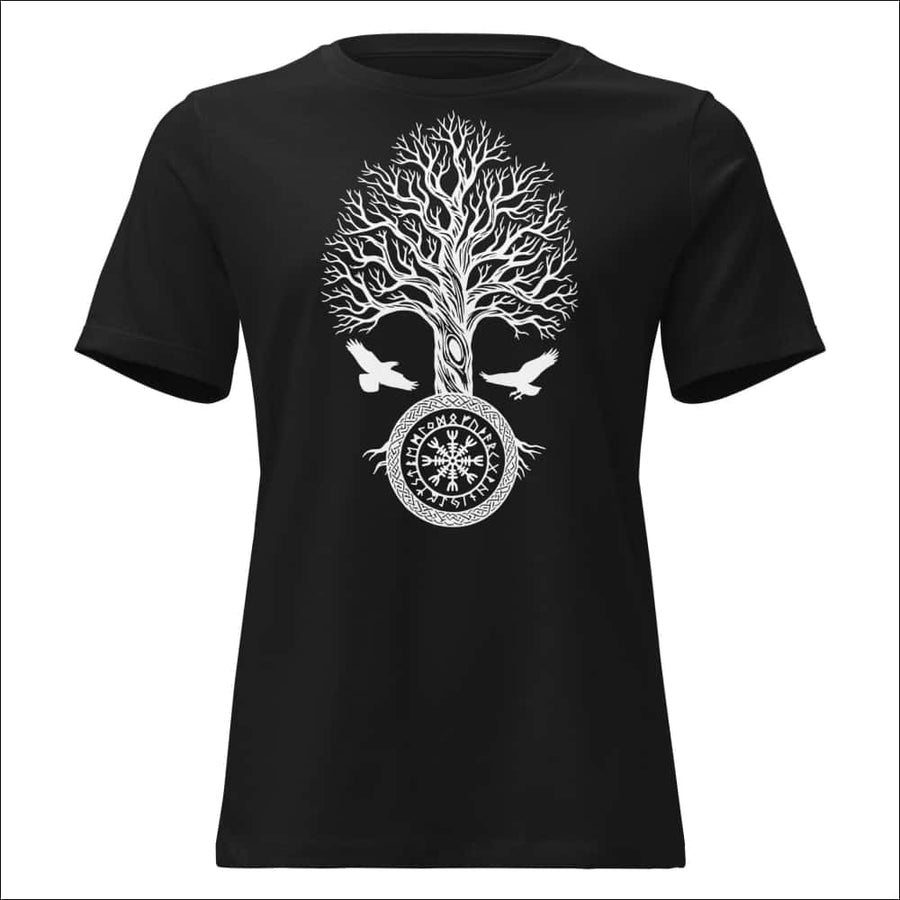 Women’s Premium T-shirt Yggdrasil With Ravens - Northlord