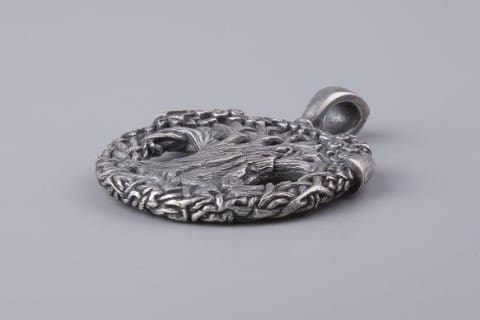 Tree Of Life Pendant Necklace, Silver, Viking Jewelry, Northlord