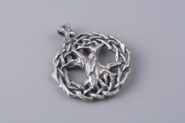 Yggdrasil Pendant, Silver Viking Norse Necklace, Viking Jewelry For women and men - Northlord