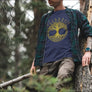 Yggdrasil T shirt Black and Navy - Northlord