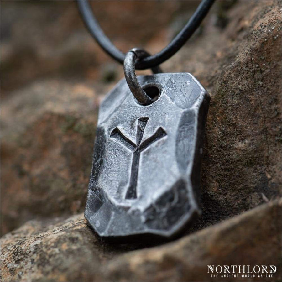 Algiz Rune Pendant Hand-Forged - Northlord