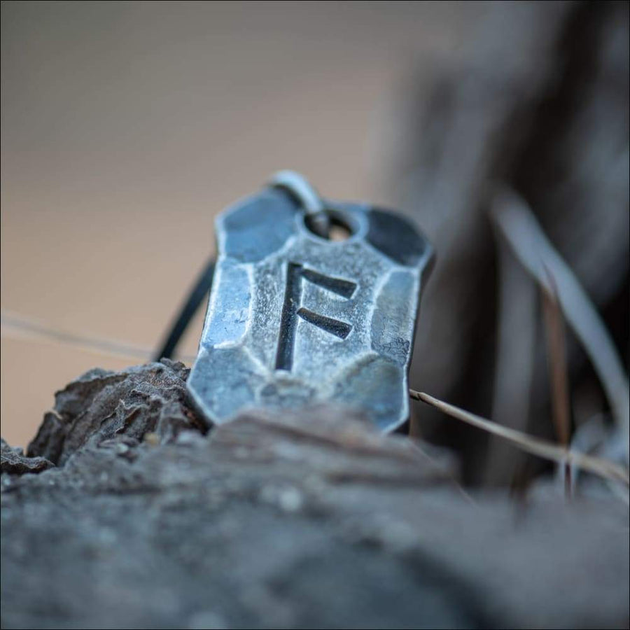Ansuz Rune Pendant Hand-Forged - Northlord