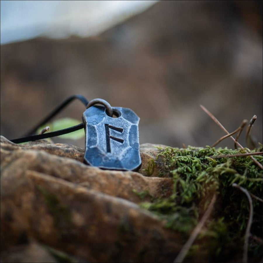 Ansuz Rune Pendant Hand-Forged - Northlord