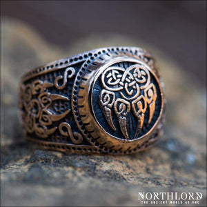 Bear Claws Ring Bronze - Northlord