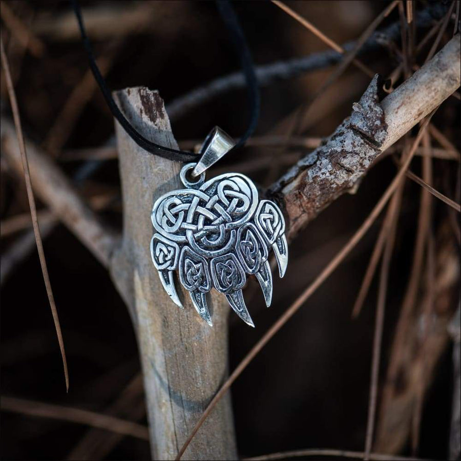 Bear Paw Pendant Sterling Silver - Northlord