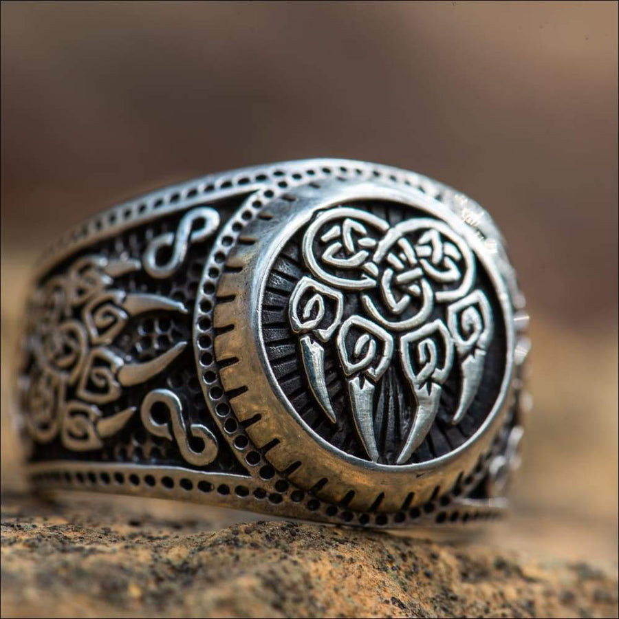 Bear Paw Ring Sterling Silver - Northlord