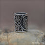 Beard Bead With Fenrir Wolf Sterling Silver - Northlord