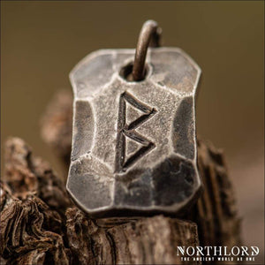 Berkano Rune Pendant Hand-Forged - Northlord