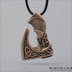 Big Axe Viking Pendant Bronze - Northlord