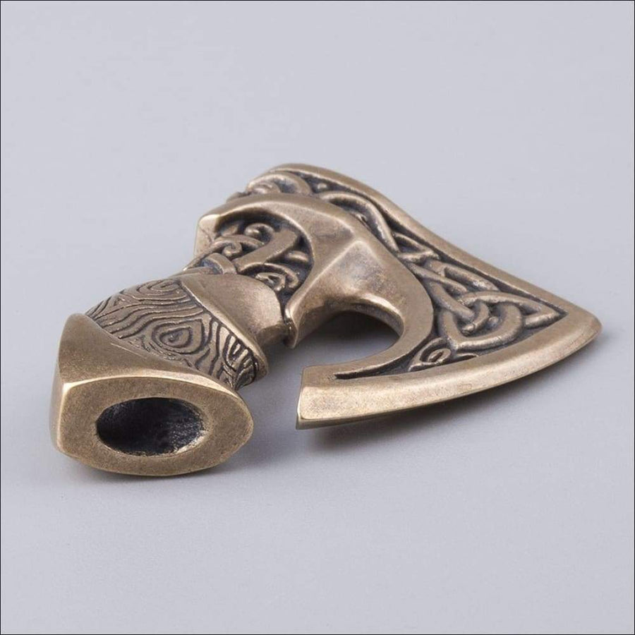 Big Axe Viking Pendant Bronze - Northlord