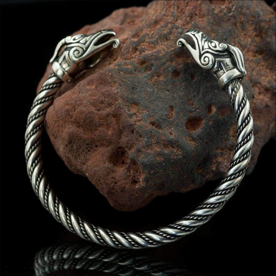 Celtic Dragon Bracelet Sterling Silver - Northlord