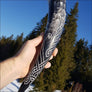 Celtic Raven Viking Drinking Horn Carved - Northlord