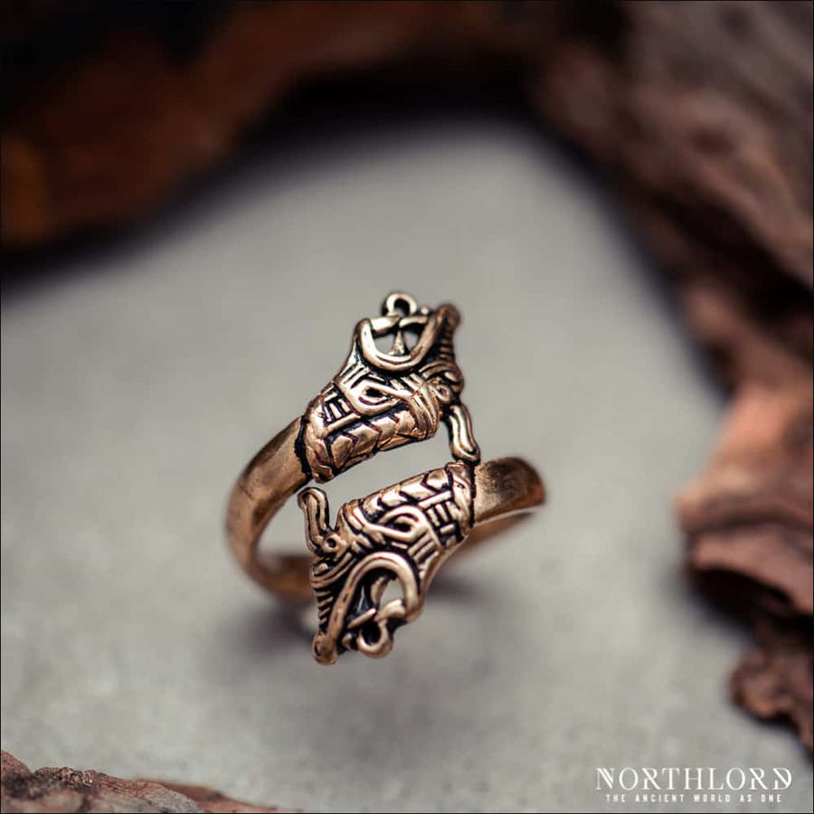 Dragon Ring Hedeby Bronze - Northlord