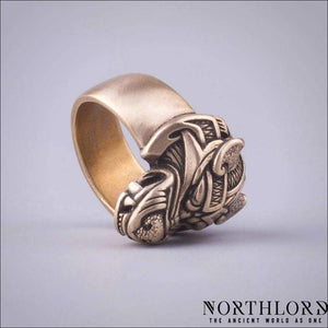Fenrir Wolf Ring Bronze - Northlord-PK
