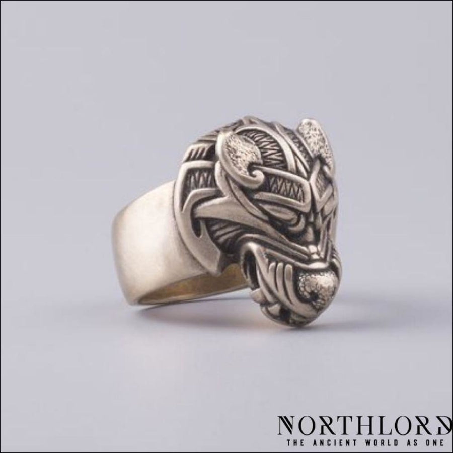 Fenrir Wolf Ring Bronze - Northlord-PK