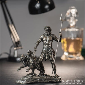Hades with Cerberus Statuette Bronze - Northlord