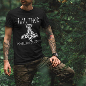 Hail Thor Protector Of Midgard T-shirt - Northlord