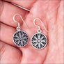 Helm Of Awe Earrings Sterling Silver - Northlord