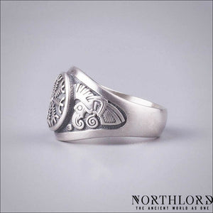 Helm Of Awe Ring Sterling Silver - Northlord-PK
