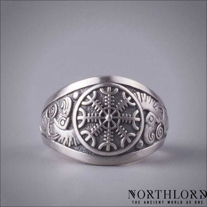 Helm Of Awe Ring Sterling Silver - Northlord - PK