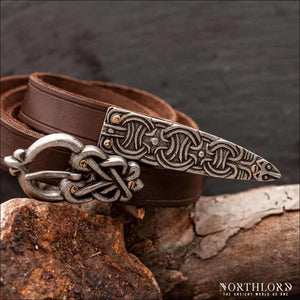 Historical Leather Viking Belt Frojel - Northlord