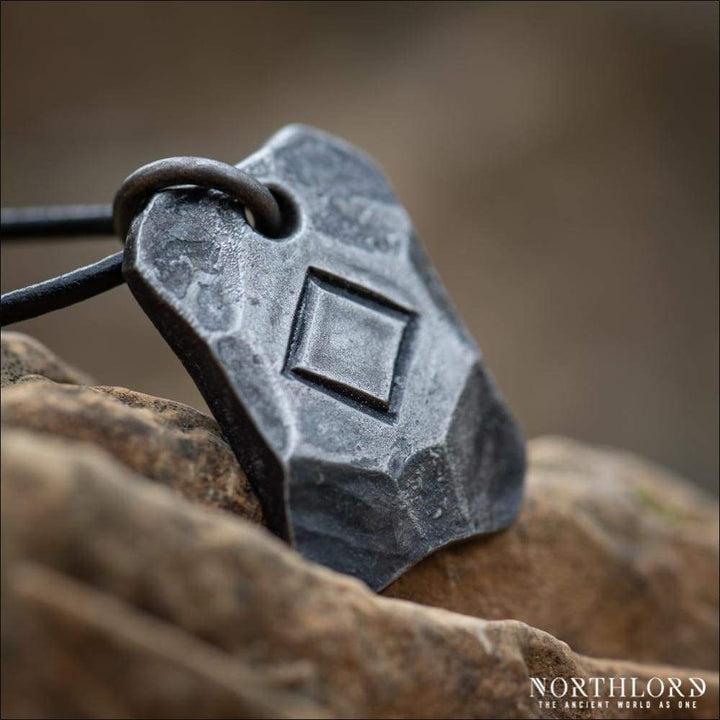 Ingwaz Rune Pendant Hand - Forged - Northlord