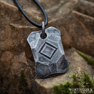 Ingwaz Rune Pendant Hand-Forged - Northlord