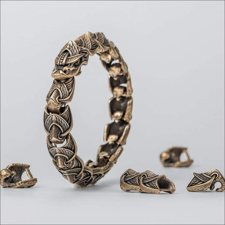 Jormungandr Chain Bracelet Bronze - Northlord - PK