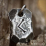 Kenaz Rune Pendant Hand-Forged - Northlord
