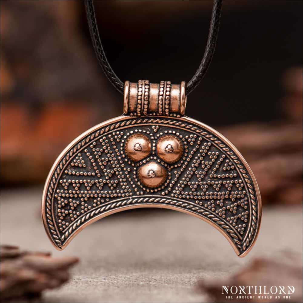 Large Lunula Pendant Bronze Northlord