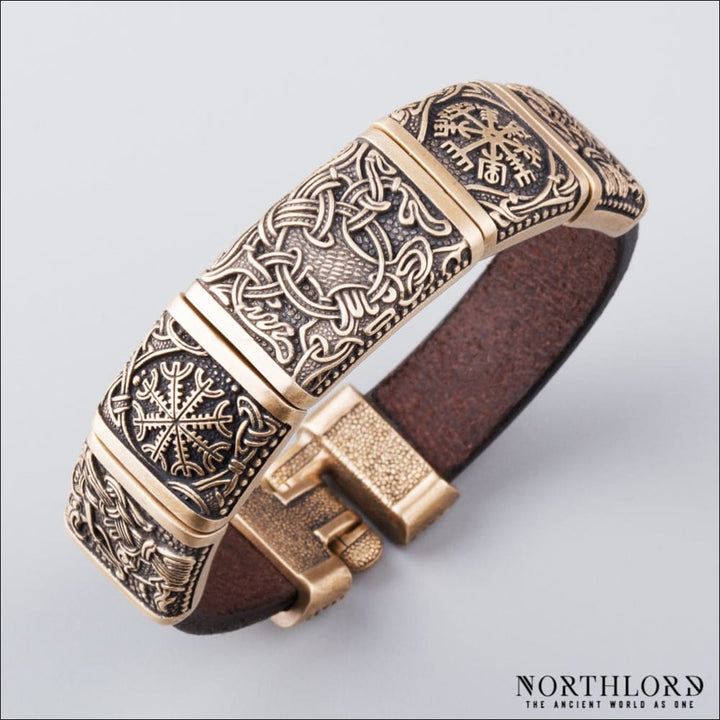 Mammen Style Bracelet With Yggdrasil Bronze - Northlord-PK