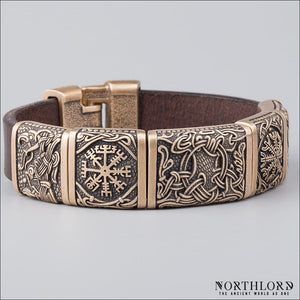Mammen Style Bracelet With Yggdrasil Bronze - Northlord-PK