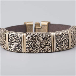 Modern Viking Bracelet Mammen Art Charms Bronze - Northlord-PK