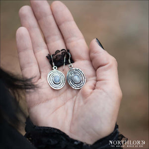 Moonstone Earrings Sterling Silver - Northlord