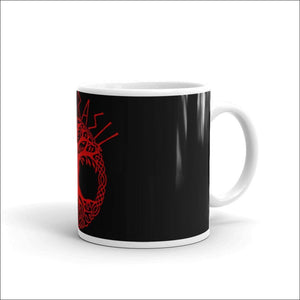 Yggdrasil Coffee Mug Red Print - Northlord