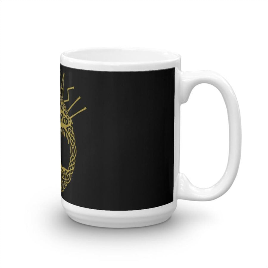 Yggdrasil Coffee Mug Gold Print - Northlord