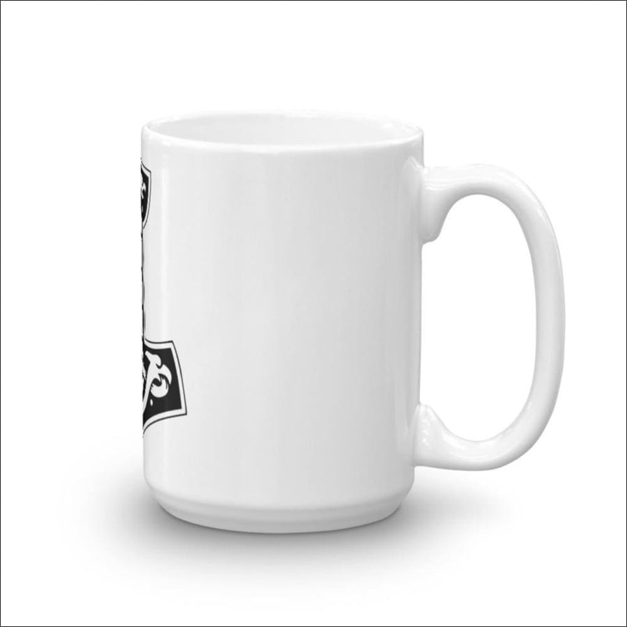 Thor’s Hammer Coffee Mug White Ceramic - Northlord