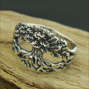 Oak Tree Ring Sterling Silver - Northlord