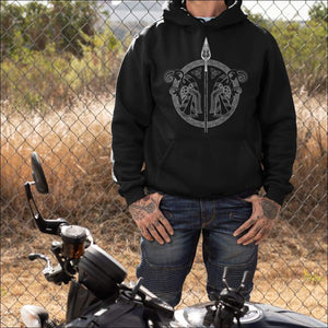 Odin’s Spear Hoodie Gungnir Black - Northlord