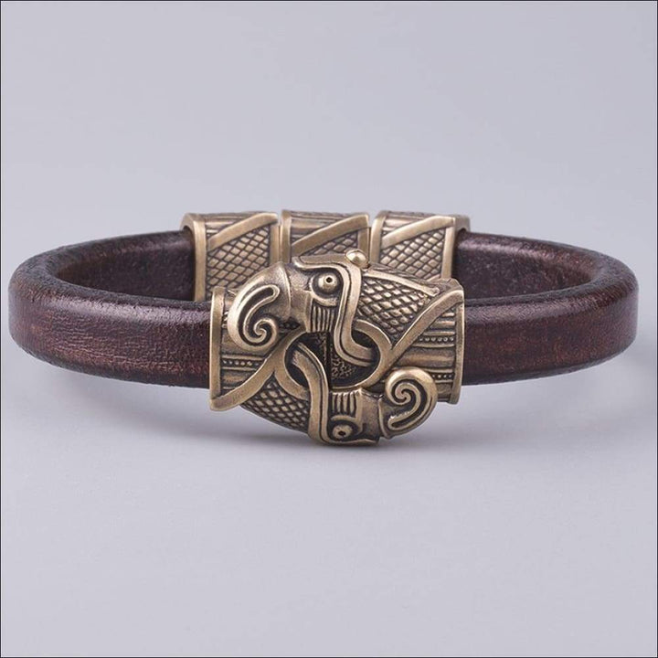 Raven Bracelet Huggin and Munnin Bronze - Northlord - PK