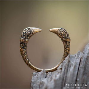 Raven Ring Mammen Adjustable Bronze - Northlord