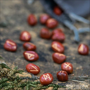Red Jasper Rune Set - Northlord