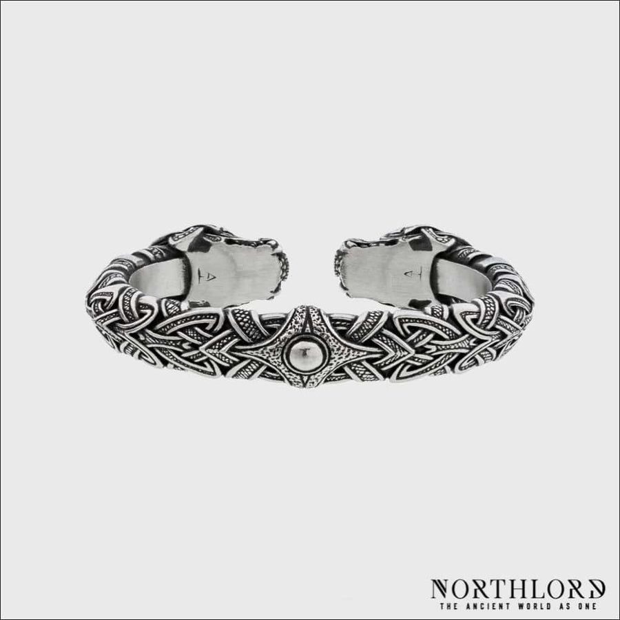 Replica Viking Arm Ring With Dragon Heads - Northlord-PK