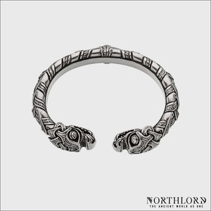 Replica Viking Arm Ring With Dragon Heads - Northlord-PK