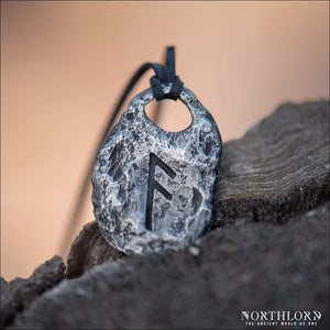 Rune Pendant Ansuz Pewter - Northlord