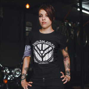 Shieldmaiden Viking Shield Women’s T-shirt - Northlord