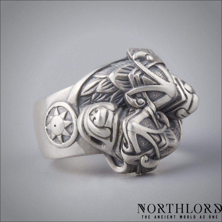 Skoll and Hati Ring Sterling Silver - Northlord - PK